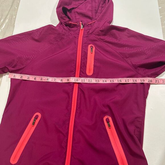 Under Armour Women’s Medium AllSeasonGear Hooded Jacket – Pink Fitted Windbreake - Picture 5 of 6